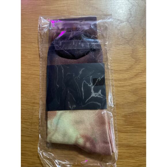 Linkin Park FZ Brown Tie Dye Embroidered Socks From Zero Album - Picture 3 of 4